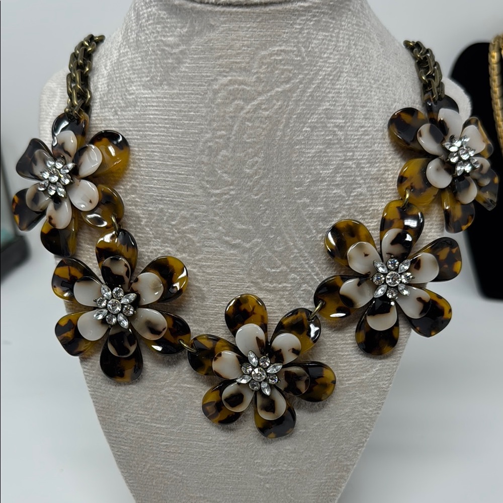 Baublebar Floral Tortoiseshell Necklace